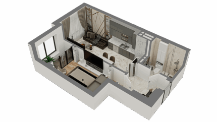 1-ком квартира в ЖК Madina Residence блок А