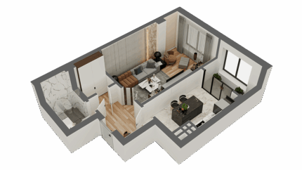 1-ком квартира в ЖК Madina Residence блок А